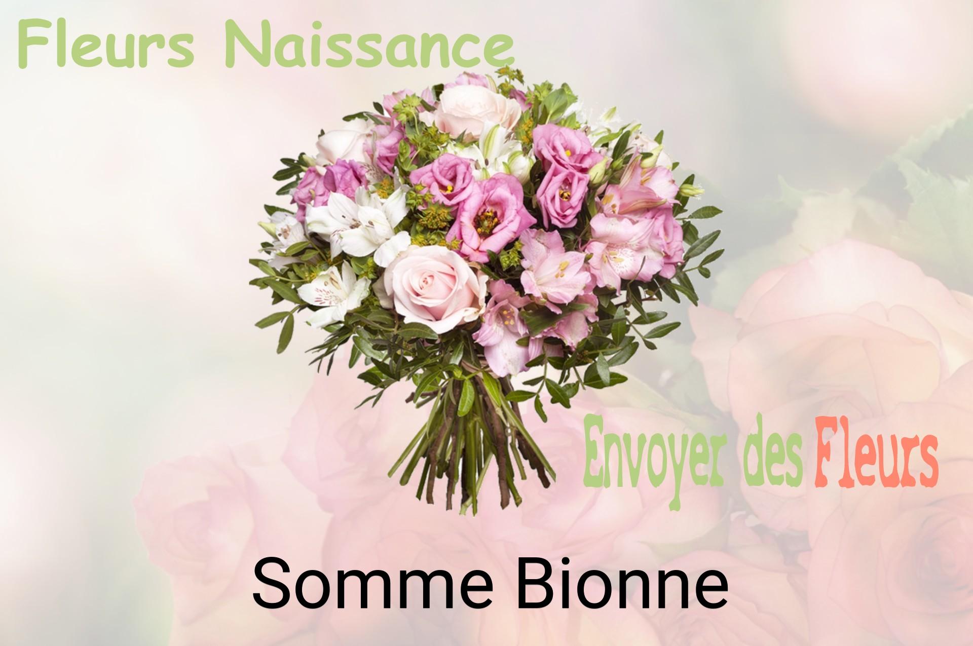 Bouquet de fleurs de naissance livré à Somme-Bionne